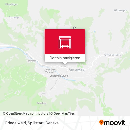 Grindelwald, Spillstatt Karte