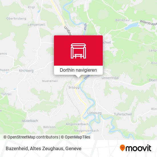 Bazenheid, Altes Zeughaus Karte