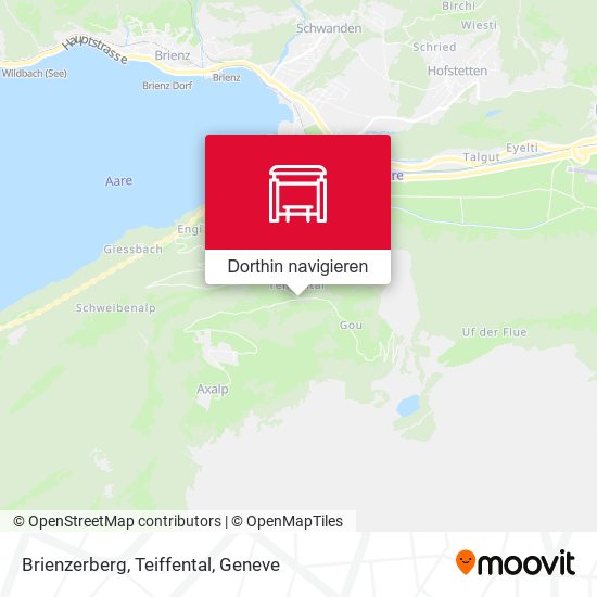 Brienzerberg, Teiffental Karte