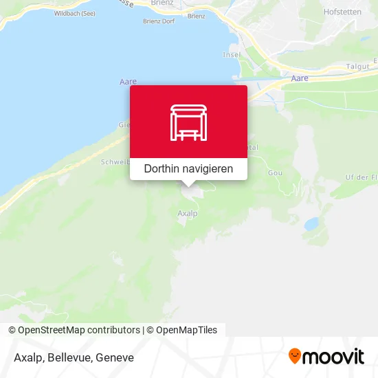 Axalp, Bellevue Karte