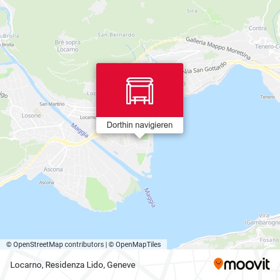 Locarno, Residenza Lido Karte