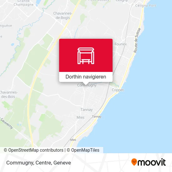 Commugny, Centre Karte