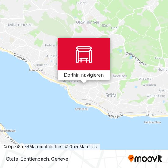 Stäfa, Echtlenbach Karte