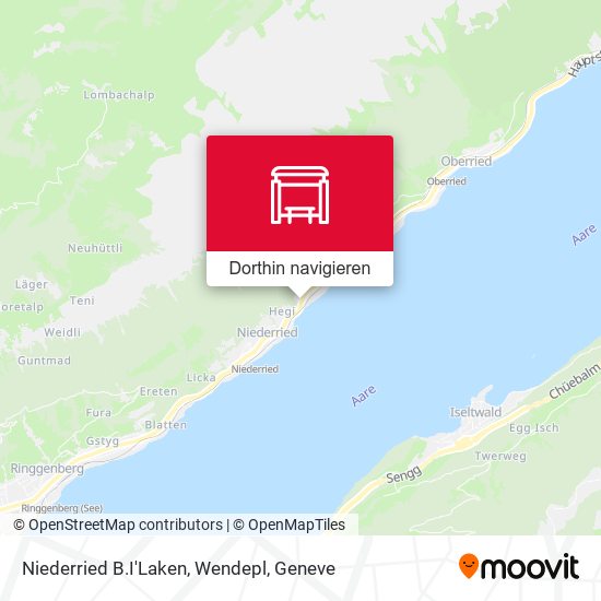 Niederried B.I'Laken, Wendepl Karte
