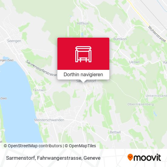 Sarmenstorf, Fahrwangerstrasse Karte