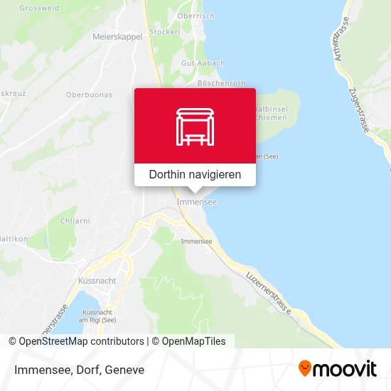 Immensee, Dorf Karte