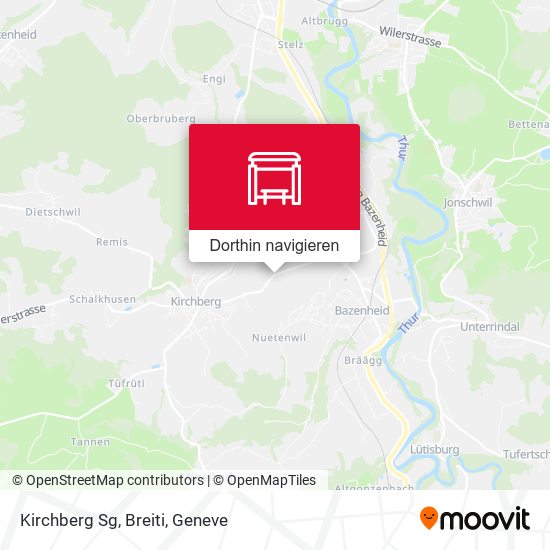 Kirchberg Sg, Breiti Karte