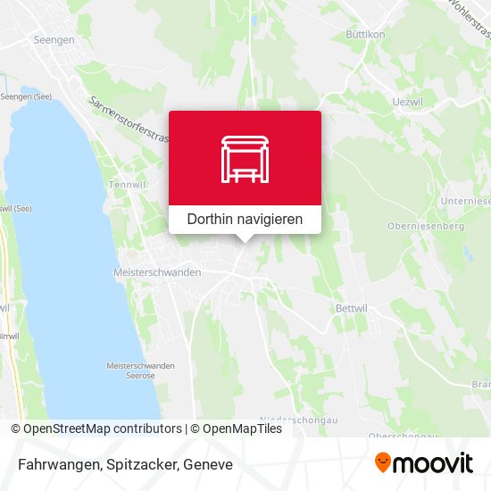 Fahrwangen, Spitzacker Karte