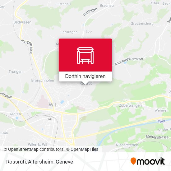 Rossrüti, Altersheim Karte