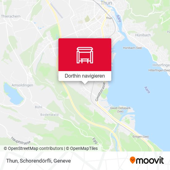 Thun, Schorendörfli Karte