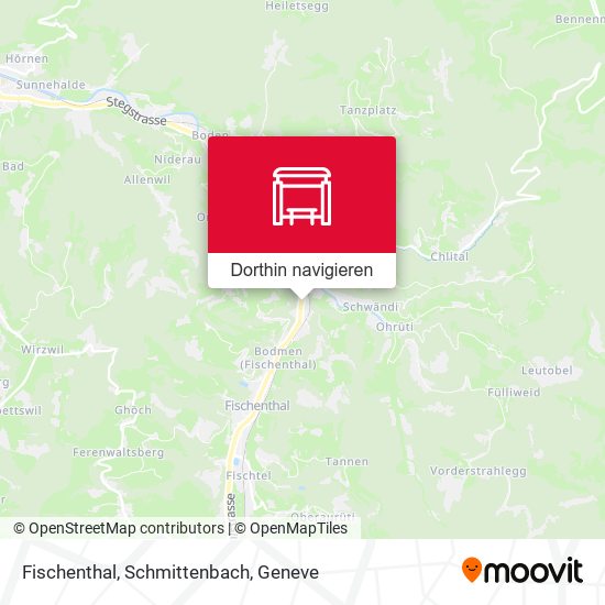 Fischenthal, Schmittenbach Karte