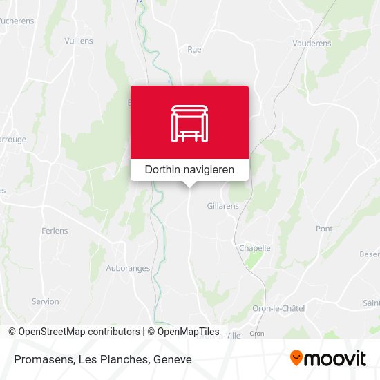 Promasens, Les Planches Karte