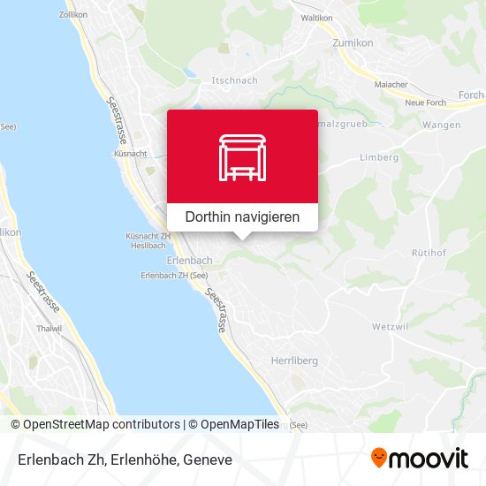 Erlenbach Zh, Erlenhöhe Karte