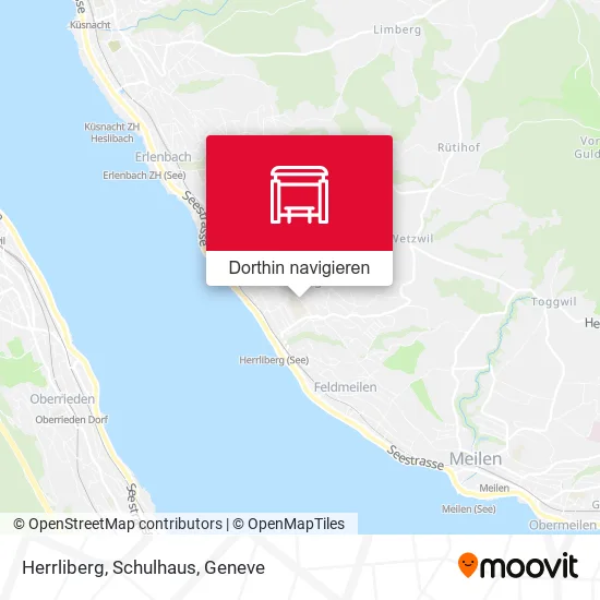 Herrliberg, Schulhaus Karte