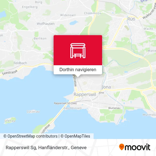 Rapperswil Sg, Hanfländerstr. Karte