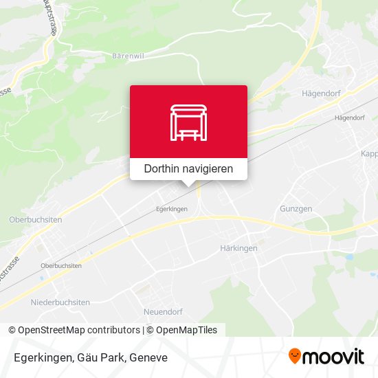 Egerkingen, Gäu Park Karte