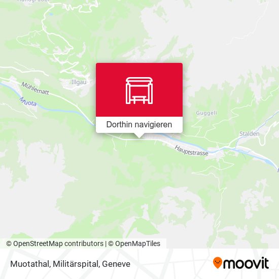 Muotathal, Militärspital Karte