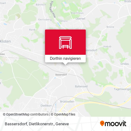 Bassersdorf, Dietlikonerstr. Karte