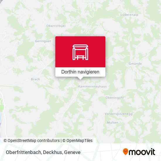 Oberfrittenbach, Deckhus Karte