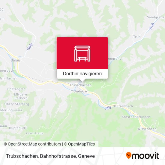 Trubschachen, Bahnhofstrasse Karte
