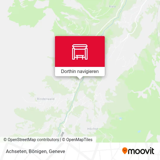 Achseten, Bönigen Karte