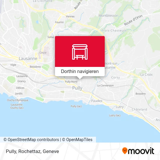 Pully, Rochettaz Karte