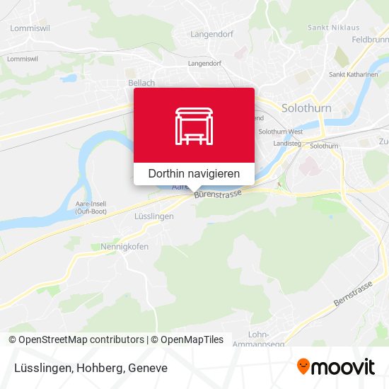 Lüsslingen, Hohberg Karte