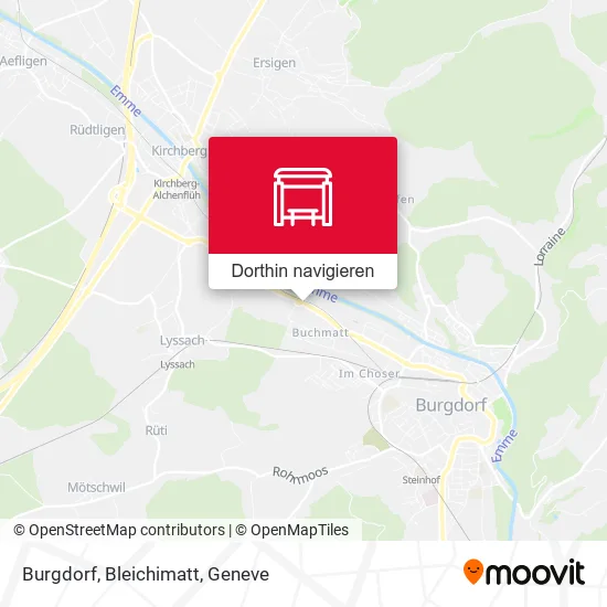 Burgdorf, Bleichimatt Karte
