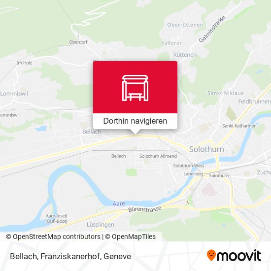 Bellach, Franziskanerhof Karte
