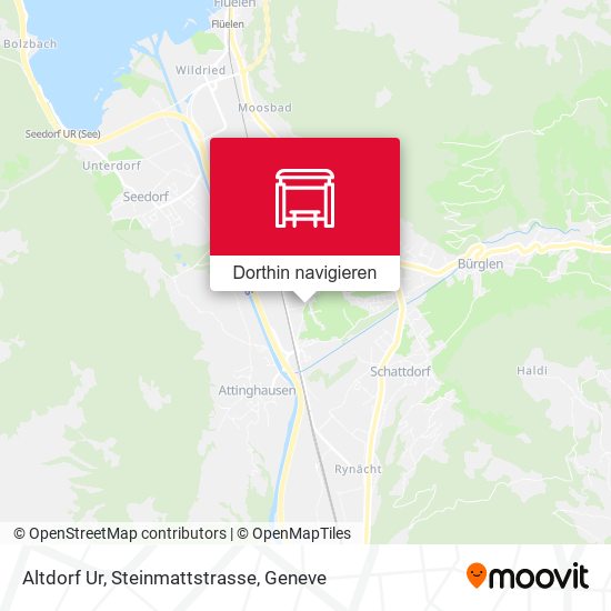 Altdorf Ur, Steinmattstrasse Karte