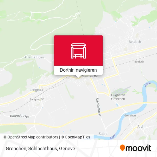 Grenchen, Schlachthaus Karte