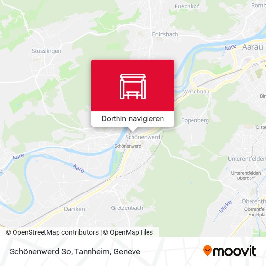 Schönenwerd So, Tannheim Karte