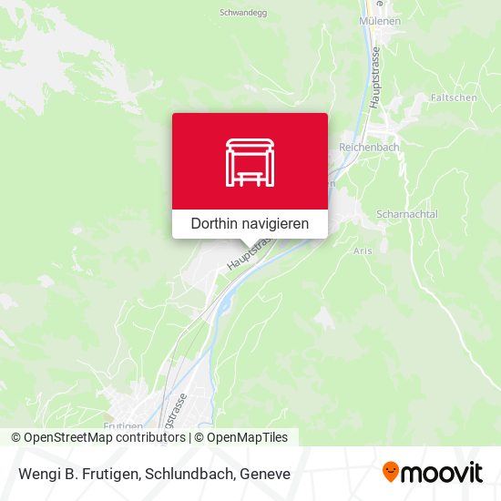 Wengi B. Frutigen, Schlundbach Karte
