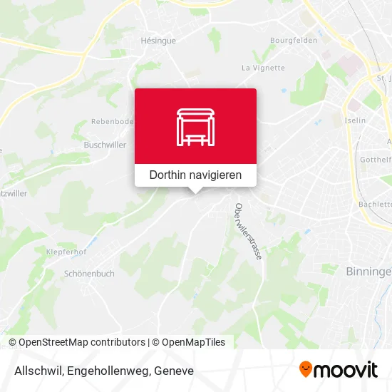 Allschwil, Engehollenweg Karte