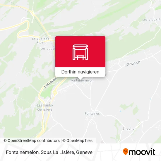 Fontainemelon, Sous La Lisière Karte