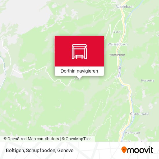 Boltigen, Schüpfboden Karte