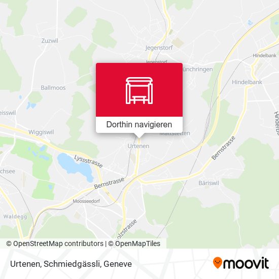 Urtenen, Schmiedgässli Karte