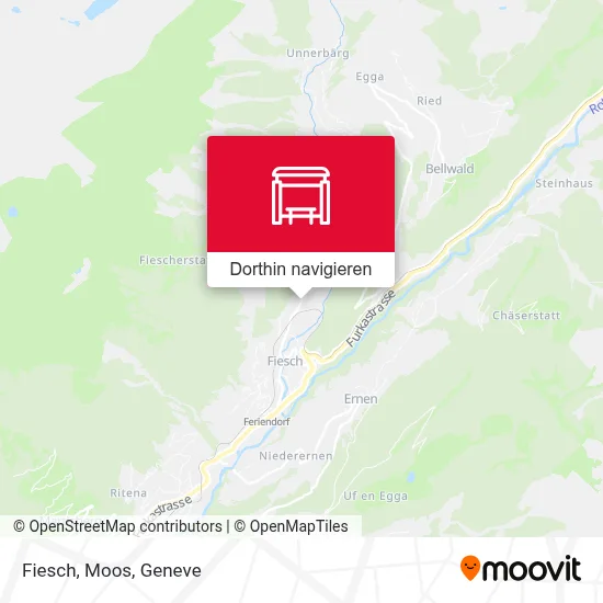 Fiesch, Moos Karte