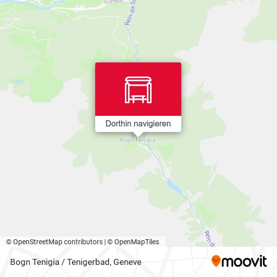 Bogn Tenigia / Tenigerbad Karte