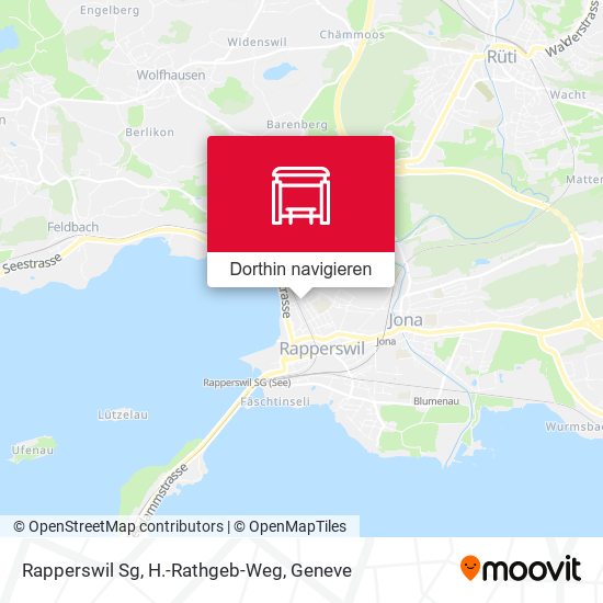 Rapperswil Sg, H.-Rathgeb-Weg Karte