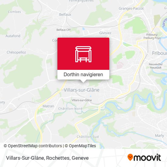 Villars-Sur-Glâne, Rochettes Karte