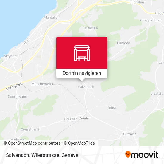 Salvenach, Wilerstrasse Karte