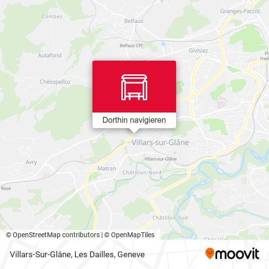 Villars-Sur-Glâne, Les Dailles Karte