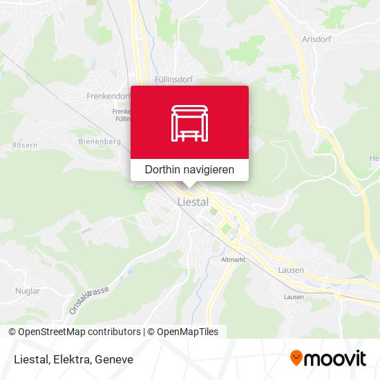 Liestal, Elektra Karte