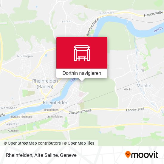 Rheinfelden, Alte Saline Karte