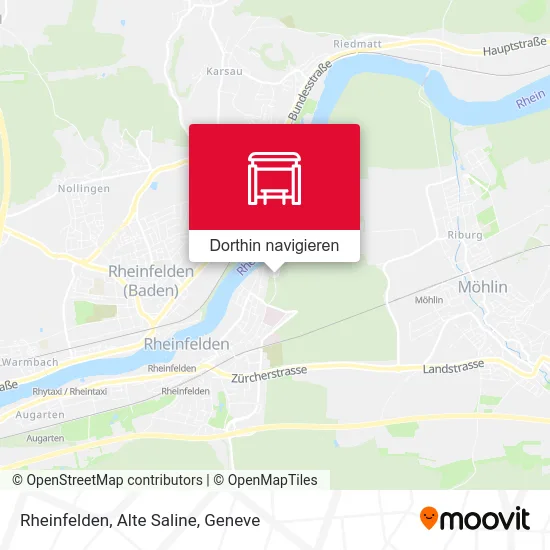 Rheinfelden, Alte Saline Karte