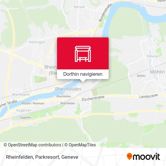 Rheinfelden, Parkresort Karte