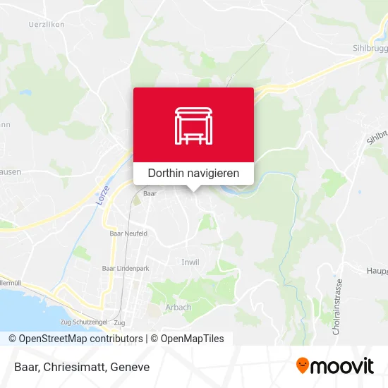 Baar, Chriesimatt Karte