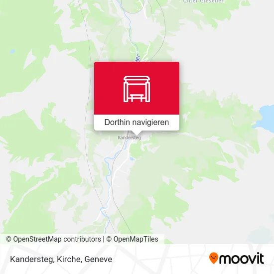 Kandersteg, Kirche Karte