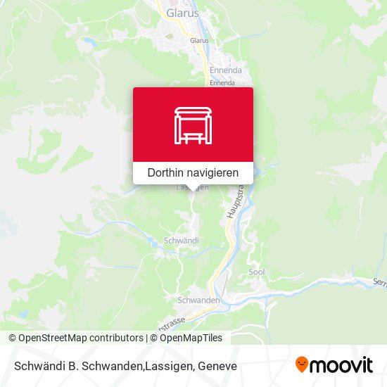 Schwändi B. Schwanden,Lassigen Karte